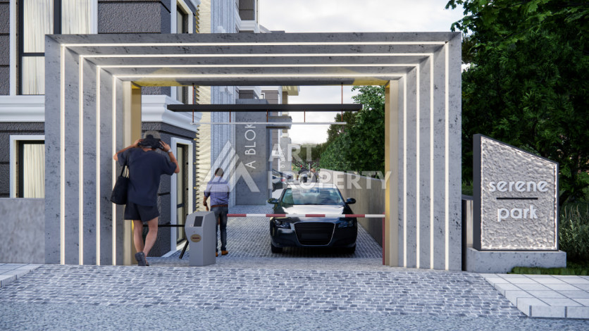 Жилой комплекс на стадии строительства в Алании район Оба - Ракурс 2