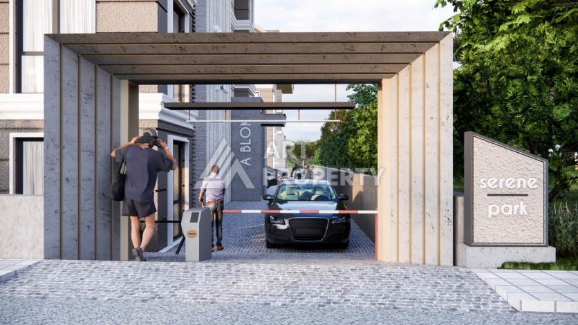 Жилой комплекс на стадии строительства в Алании район Оба - Ракурс 4