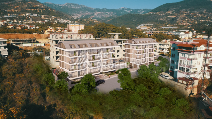 Жилой комплекс на стадии строительства в Алании район Оба - Ракурс 5