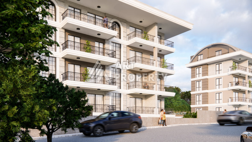 Жилой комплекс на стадии строительства в Алании район Оба - Ракурс 10