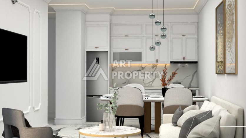 Жилой комплекс на стадии строительства в Алании район Оба - Ракурс 11