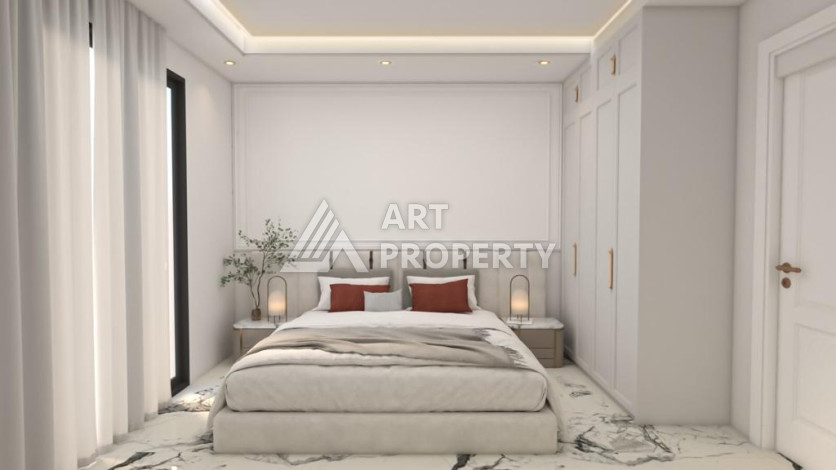 Жилой комплекс на стадии строительства в Алании район Оба - Ракурс 13