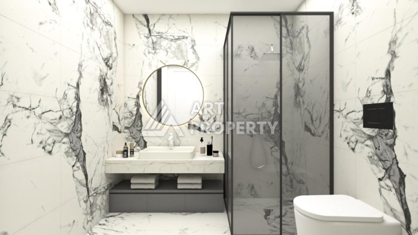 Жилой комплекс на стадии строительства в Алании район Оба - Ракурс 14