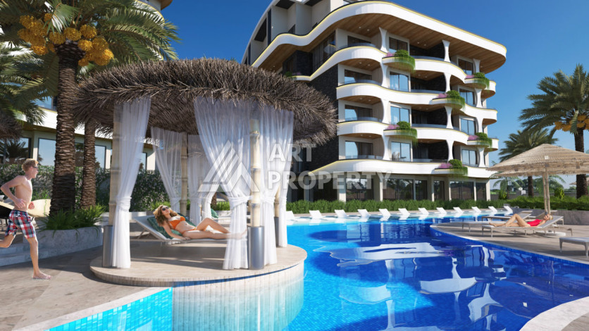 Потрясающий жилой комплекс в Алании район Оба - Ракурс 4