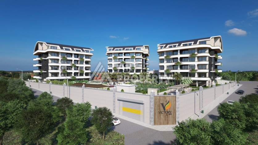 Потрясающий жилой комплекс в Алании район Оба - Ракурс 6