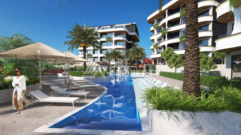 Потрясающий жилой комплекс в Алании район Оба - Ракурс 9