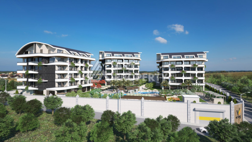 Потрясающий жилой комплекс в Алании район Оба - Ракурс 10