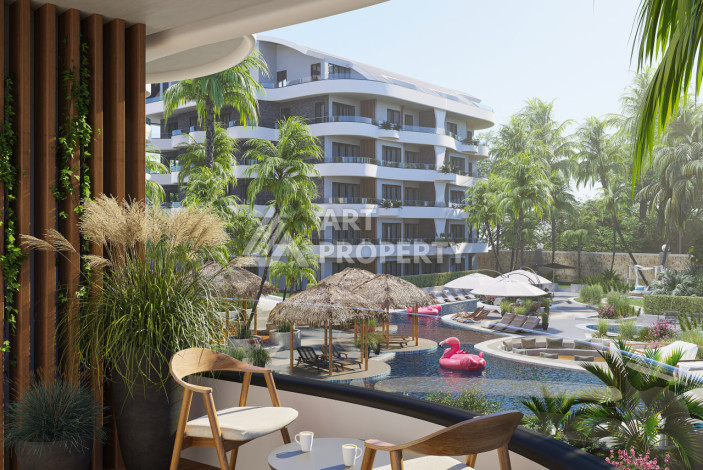 Потрясающий жилой комплекс в Алании район Оба - Ракурс 15