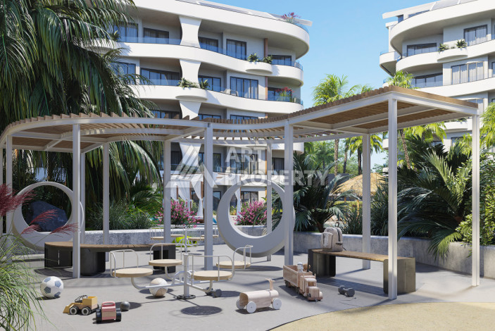 Потрясающий жилой комплекс в Алании район Оба - Ракурс 17