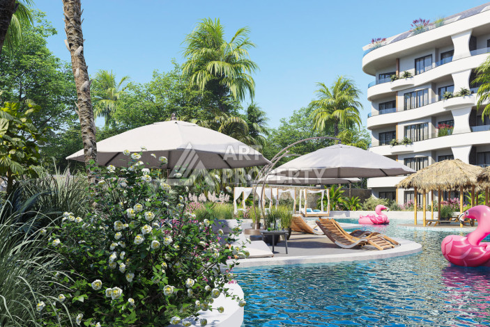 Потрясающий жилой комплекс в Алании район Оба - Ракурс 18