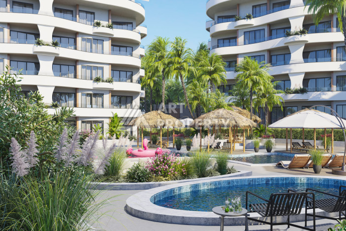 Потрясающий жилой комплекс в Алании район Оба - Ракурс 19