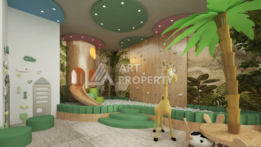 Потрясающий жилой комплекс в Алании район Оба - Ракурс 29