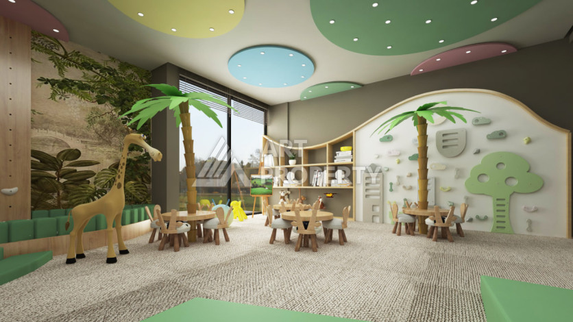 Потрясающий жилой комплекс в Алании район Оба - Ракурс 30