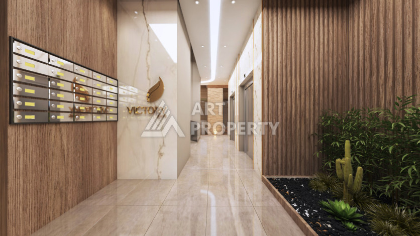 Потрясающий жилой комплекс в Алании район Оба - Ракурс 32