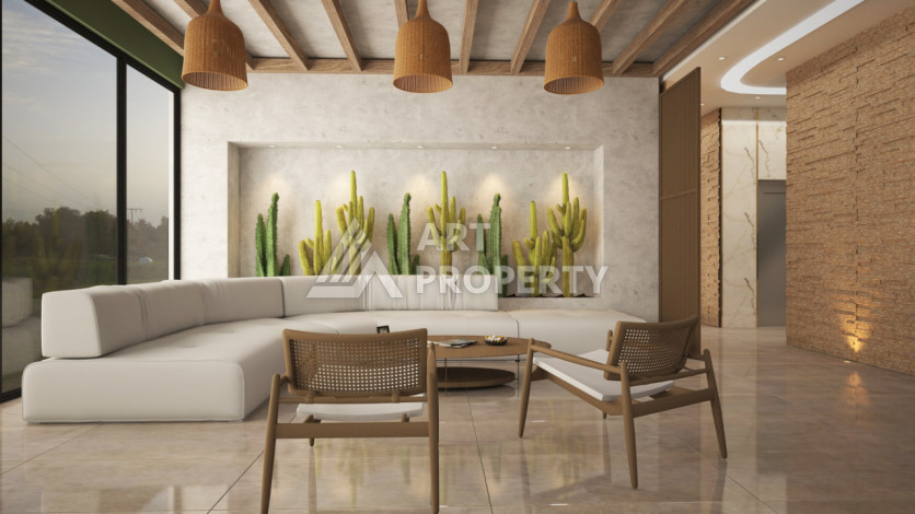 Потрясающий жилой комплекс в Алании район Оба - Ракурс 35