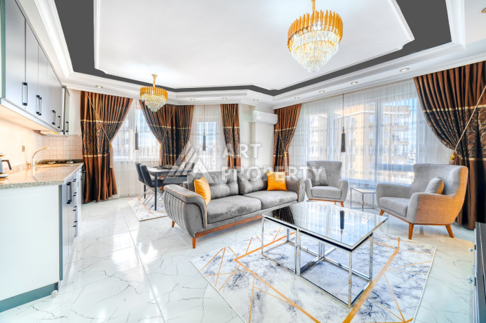 Трехкомнатная квартира в районе, в открытом для ВНЖ Тосмур-Алания - Ракурс 24