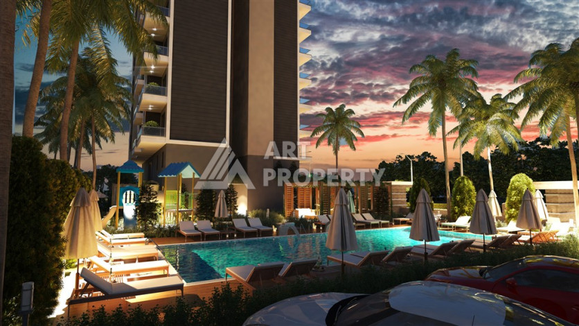 Новый комплекс на этапе строительства в Махмутларе! - Ракурс 10