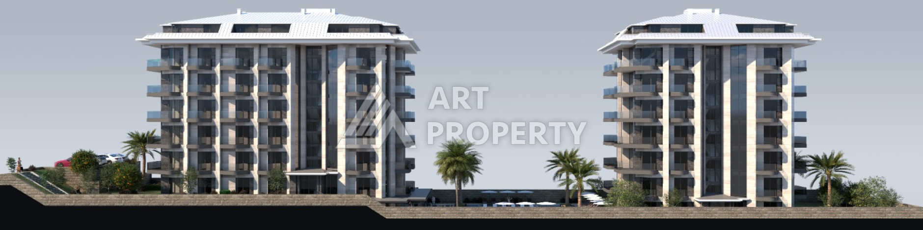 Первая линия моря и самый востребованный район Аланьи Махмутлар! - Ракурс 2