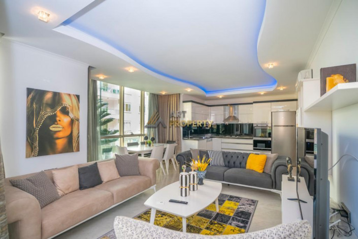 Квартира 3+1 в новом комплексе в 200 м от моря, 133 м2 - Ракурс 21