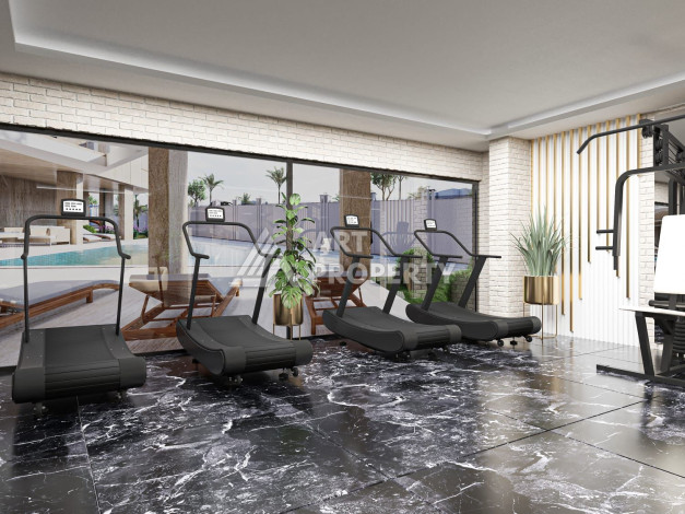 Квартира 1+1 в районе Оба на завершающем этапе строительства от ведущего застройщика Алании! - Ракурс 4