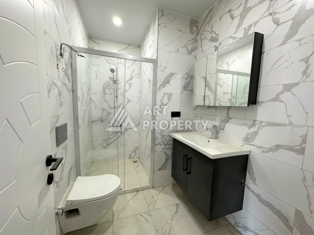 Новая квартира 1+1 с видом на горы и бассейн в районе Оба! - Ракурс 14