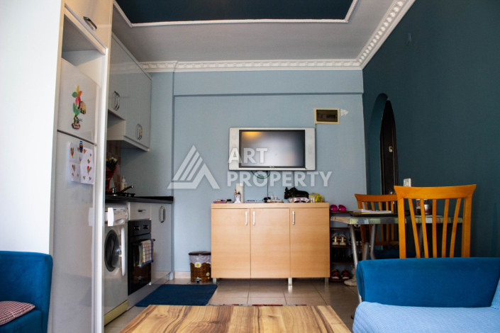 Квартира 1+1 с мебелью и техникой в центральной части района Оба! - Ракурс 13