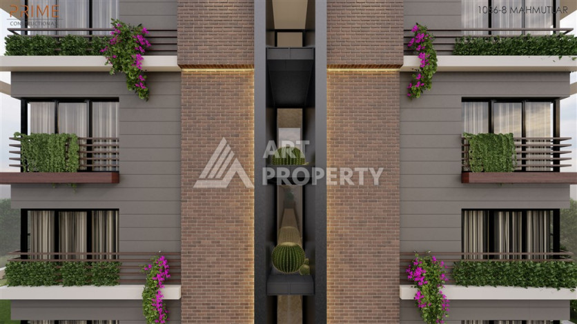 Комплекс на стадии строительства район Махмутлар - Алания - Ракурс 5