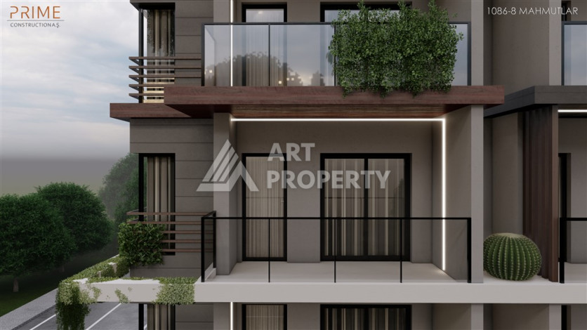 Комплекс на стадии строительства район Махмутлар - Алания - Ракурс 6