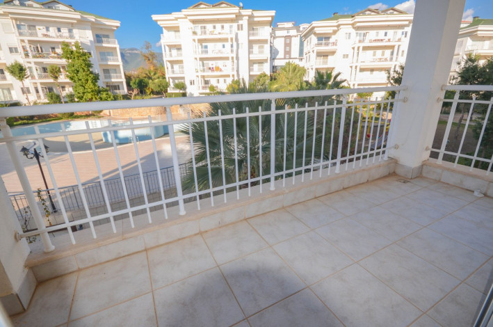 Большая трехкомнатная квартира в комплексе в районе Оба, Алания, 105 м2. - Ракурс 12