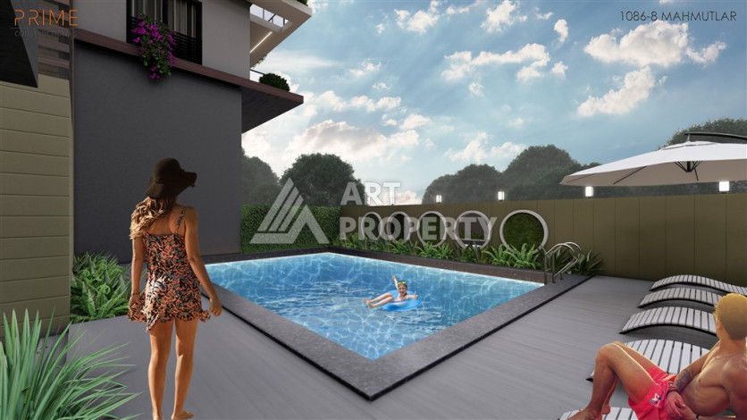 Комплекс на стадии строительства район Махмутлар - Алания - Ракурс 12