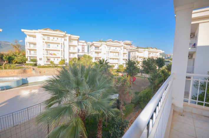 Большая трехкомнатная квартира в комплексе в районе Оба, Алания, 105 м2. - Ракурс 17