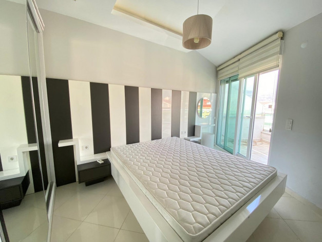 Меблированные двухуровневые апартаменты 3+1 в новом доме в районе Оба, 155 м2 - Ракурс 12