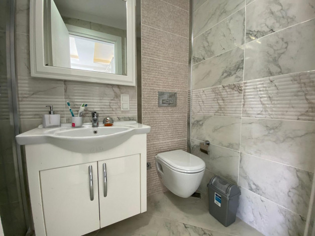 Меблированные двухуровневые апартаменты 3+1 в новом доме в районе Оба, 155 м2 - Ракурс 16