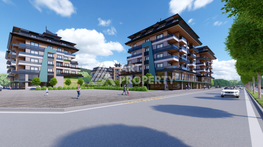 Масштабный жилой комплекс премиум-класса район Каргыджак-Алания - Ракурс 5