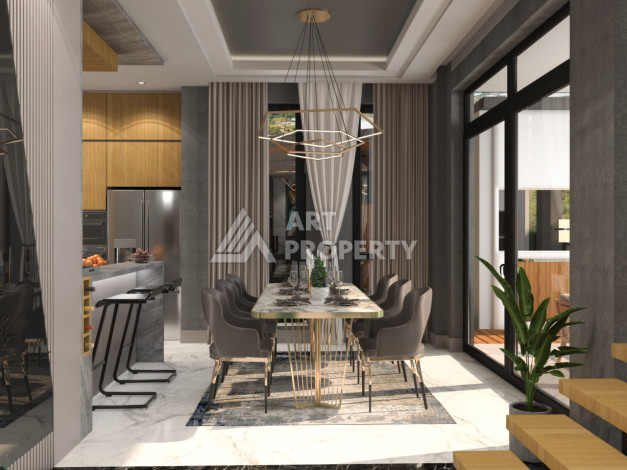 Вилла 4+1 с видом на море в Кагрыджаке - Ракурс 6