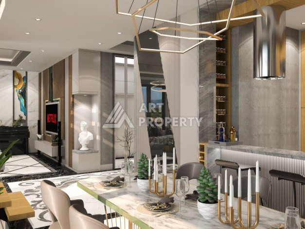 Вилла 4+1 с видом на море в Кагрыджаке - Ракурс 12