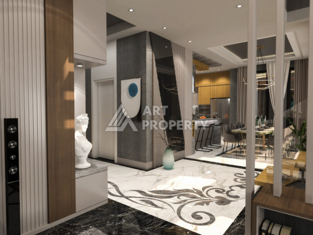 Вилла 4+1 с видом на море в Кагрыджаке - Ракурс 13