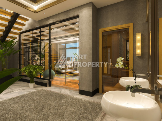 Вилла 4+1 с видом на море в Кагрыджаке - Ракурс 25