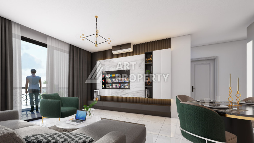 Проект на завещающей стадии строительства в районе Паяллар-Алания - Ракурс 8