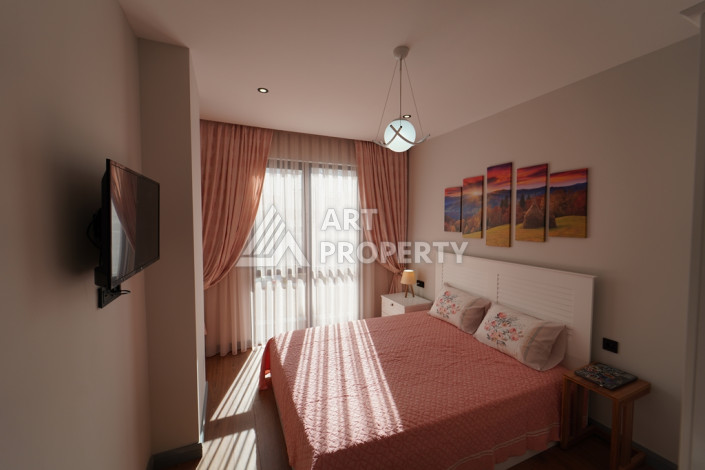 Квартира 1+1 в аренду в новом комплексе в районе пляжа Клеопатры! - Ракурс 9