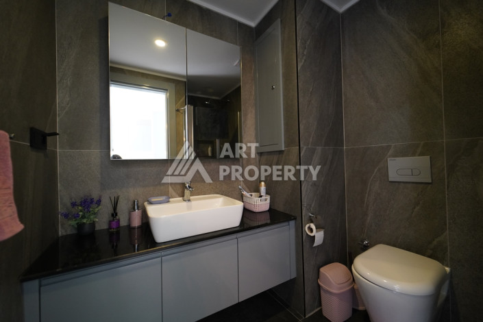 Квартира 1+1 в аренду в новом комплексе в районе пляжа Клеопатры! - Ракурс 12