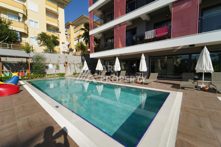 Квартира 1+1 в аренду в новом комплексе в районе пляжа Клеопатры! - Ракурс 14