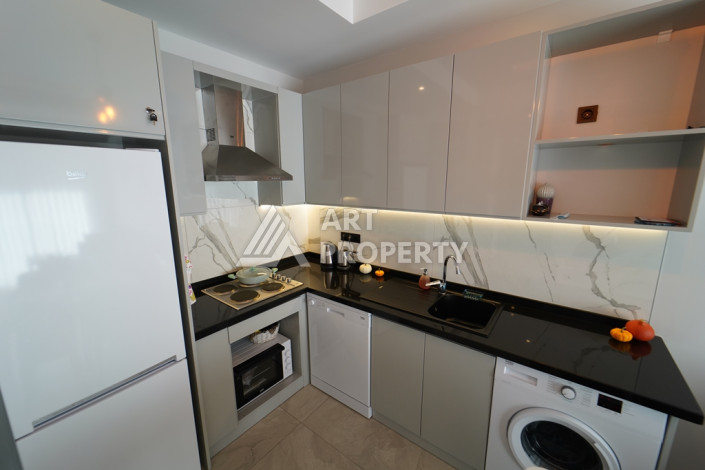 Квартира 1+1 в аренду в новом комплексе в районе пляжа Клеопатры! - Ракурс 16