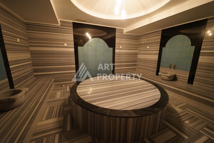 Квартира 1+1 в аренду в новом комплексе в районе пляжа Клеопатры! - Ракурс 24