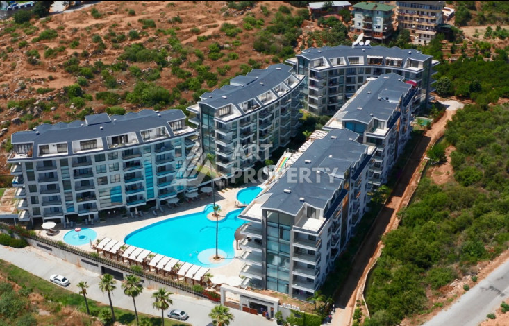 Шикарный дуплекс 2+1 в районе Кестель - Ракурс 13