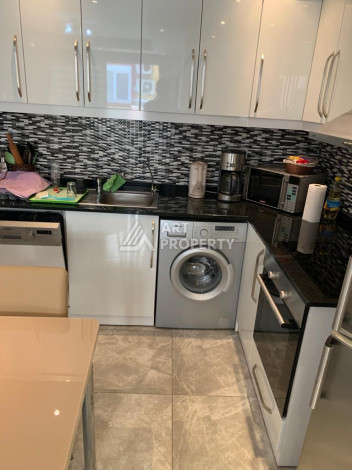 Живописном районе Оба выставлена на продажу квартира с планировкой 1+1 - Ракурс 9