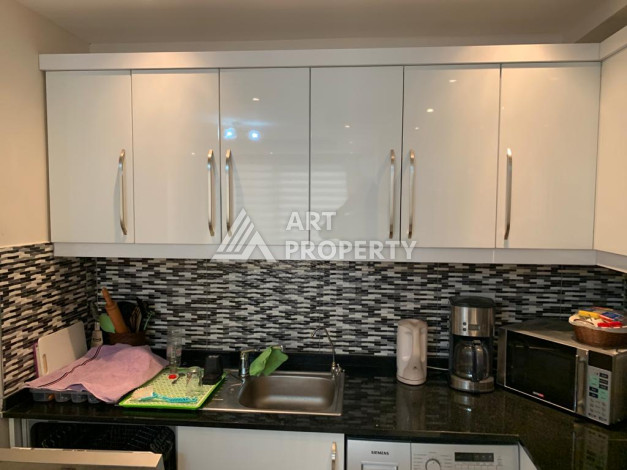 Живописном районе Оба выставлена на продажу квартира с планировкой 1+1 - Ракурс 12