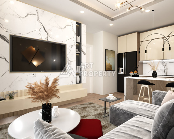 Квартира от инвестора на стадии строительства в районе Махмутлар-Алания - Ракурс 11