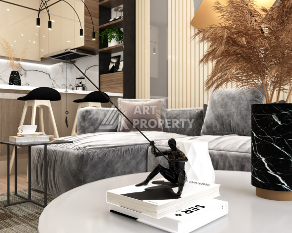 Квартира от инвестора на стадии строительства в районе Махмутлар-Алания - Ракурс 12