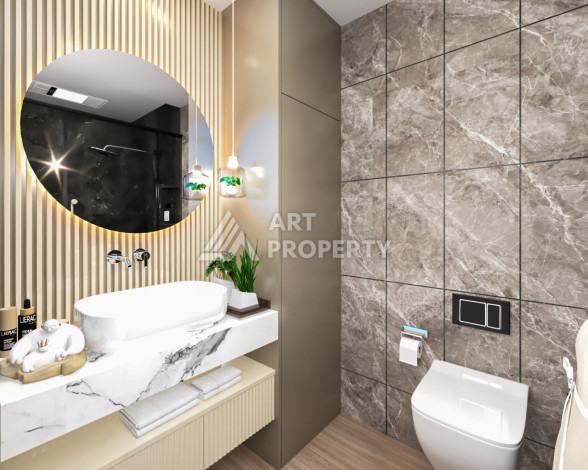 Квартира от инвестора на стадии строительства в районе Махмутлар-Алания - Ракурс 14